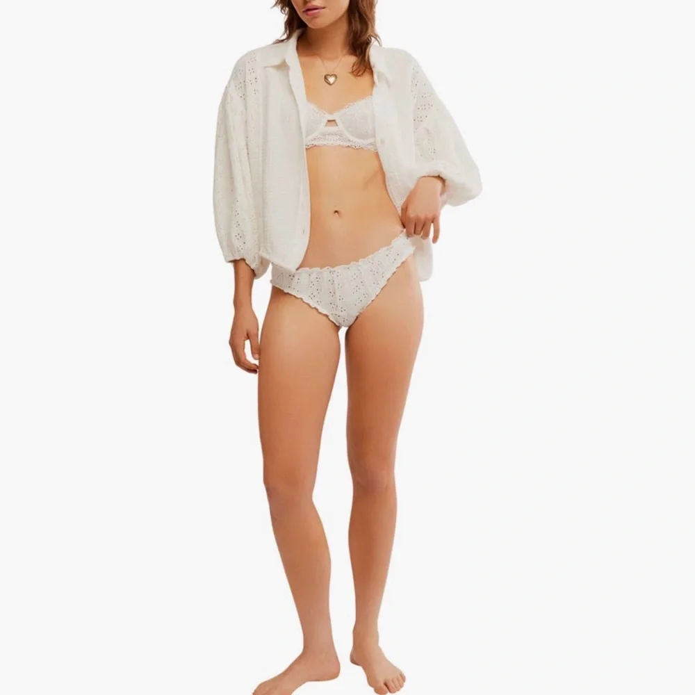 FREE PEOPLE - Homegrown Undie, Clear Sky Blue, XL
